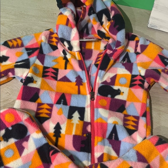 Colorful Columbia fleece outfit size 3-6m - Picture 1 of 8